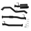 Ignite Exhausts Dpf Back For Isuzu D-max 3l 2016 - 2020 3" With Muffler Black Aluminised Steel