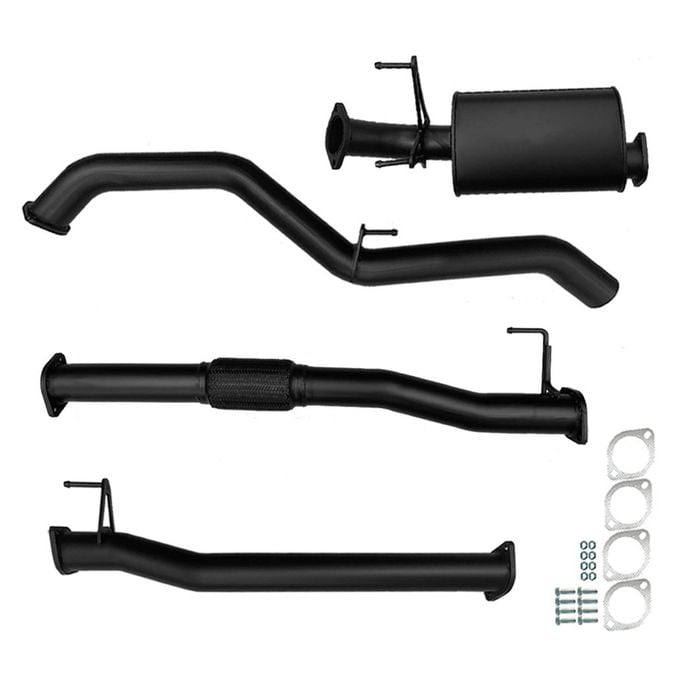 Ignite Exhausts Dpf Back For Isuzu D-max 3l 2016 - 2020 3" With Muffler Black Aluminised Steel
