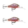 2x Rapala 4cm Shadow Rap Fat Jack Crankbait Fishing Lures - Purple Prawn UV