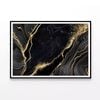 Luxury Black And Gold  Print 100% Australian Made 120x90cm  (poster)