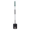 Cyclone Post Hole Square Shovel Fibreglass Long Handle 