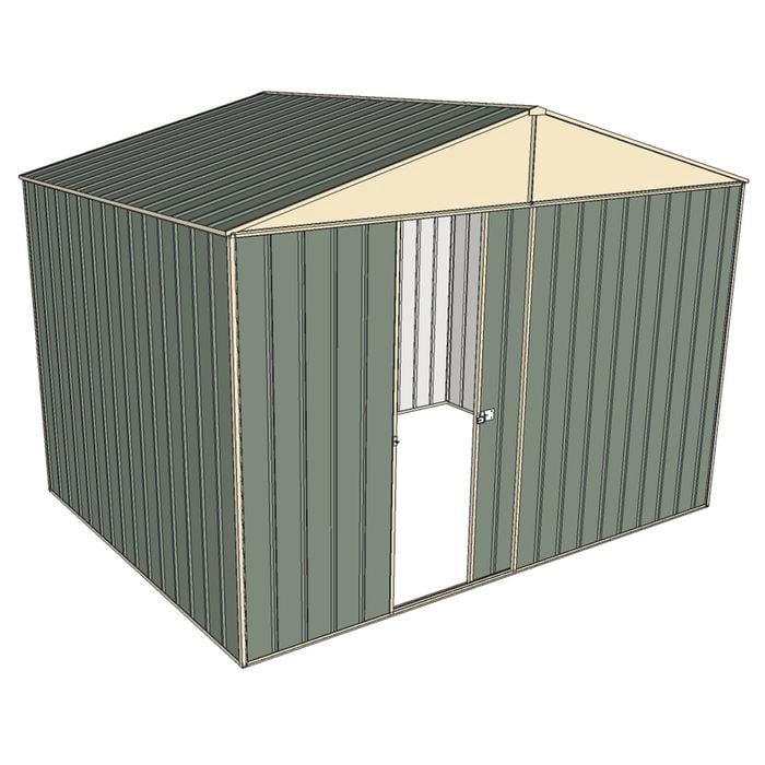 Build-a-Shed 3.0 x 2.3 x 2.3m Gable No Side Doors Shed - Green