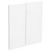 Kaboodle Nougat Truffle Modern Corner Base Cabinet Doors - 2 Pack - Modern