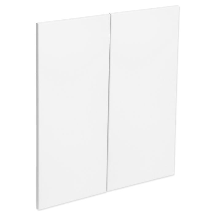 Kaboodle Nougat Truffle Modern Corner Base Cabinet Doors - 2 Pack - Modern