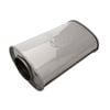 Redback 4" Performance Muffler Offset/centre - 9" X 5" Oval, 14" Long, 304 Ss