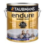 Taubmans 4L White Matt Endure Interior Walls Paint