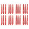 8x 3pc Formula Sports Tex Grip 48mm Nylon Shafts Medium - Red