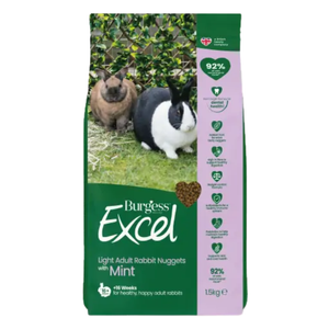 Burgess Excel Light Pellets for Overweight Rabbits 1.5kg