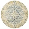 The Rug Connection Gallery 867 Off White 240x240cm - Large Round Transitional Pet Friendly Indoor Rug