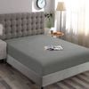 Super King Size Fitted Sheet, Premium Microfiber, Ultra-Soft, 36cm Deep Pocket, Grey