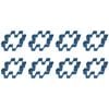 8PK R&M Hashtag Cookie Cutter Polyresin Coated Steel 10cm - Navy
