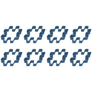 8PK R&M Hashtag Cookie Cutter Polyresin Coated Steel 10cm - Navy