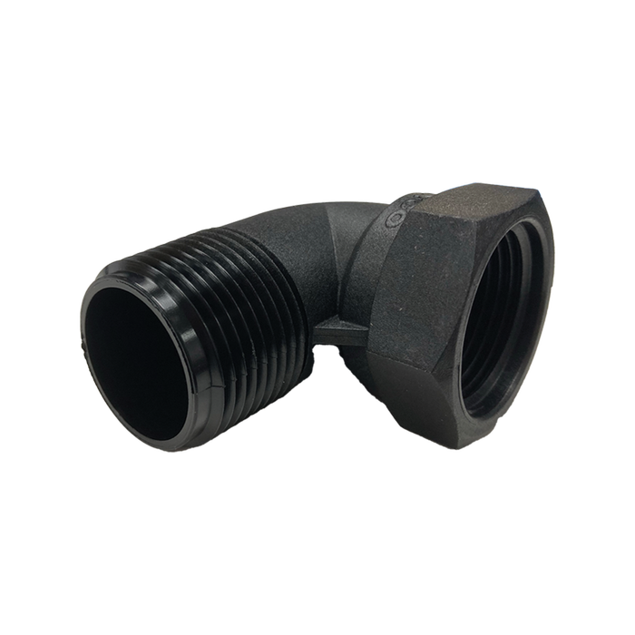 Guyco Threaded Male/Female +25mm Elbow