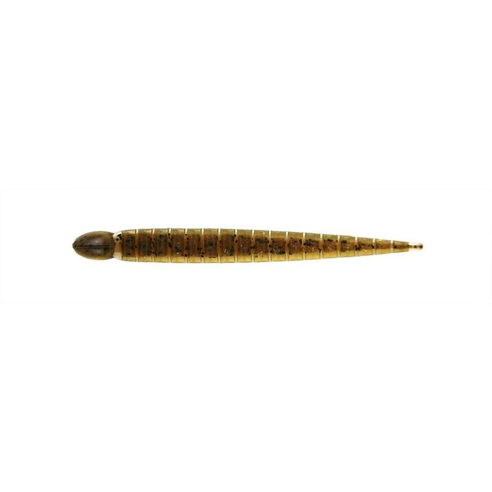 Keitech Custom Leech 3" Scented Soft Plastic Fishing Lure 101C Green Pumpkin Pepper