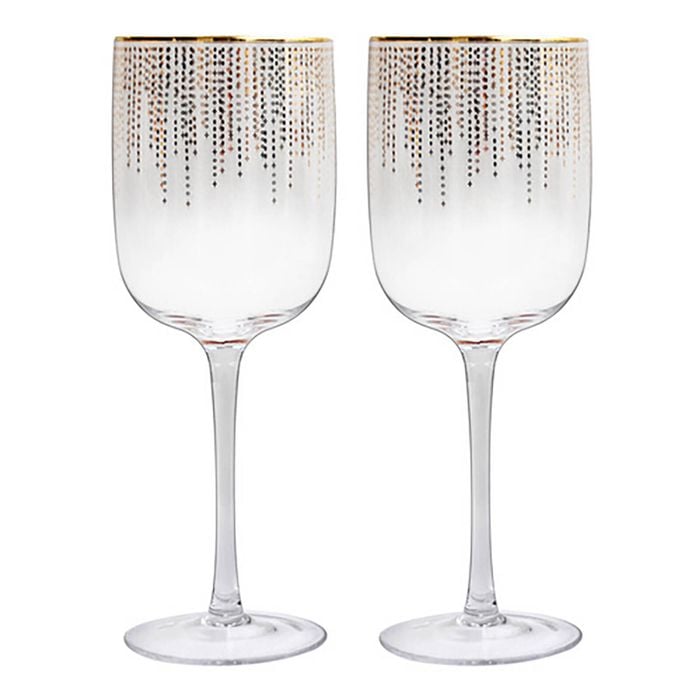 2pc Ladelle Twinkle Wine Drink/Beverage Glass 400ml Set