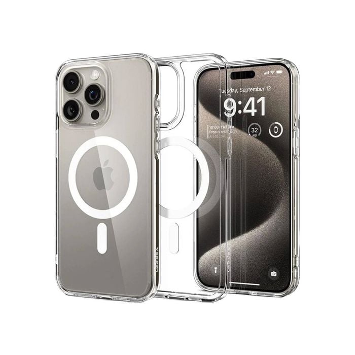 Case Clear Magnetic Shockproof Cover - For Apple iPhone 16 Pro Max (Clear)