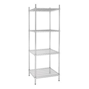 Vogue 4 Tier Wire Shelving Kit 610x610mm - U884