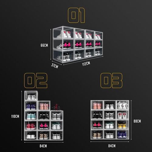 12pcs Shoe Storage Box Bunnings Australia