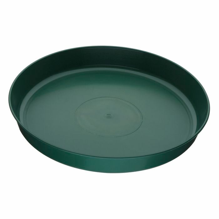 IP Plastics 28cm Round Saucer Green