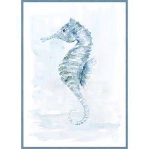 P&P Seahorses Canvas Print - Elegant Wall Art for Living Room, Bedroom & Office Decor 50x70cm