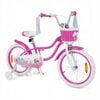 Costway 46cm Kids Bicycle Adjustable Mermaid Bike Pink
