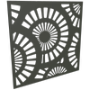 ProtectorAl 300-1200w x 300-1200h Woodland Grey Sunburst Unframed Solid Aluminium Decorative Panel