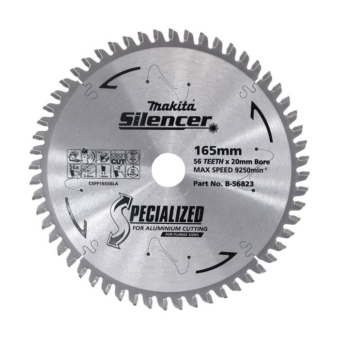 Makita Circ Saw Blade 165mm 56T Plunge B-56823