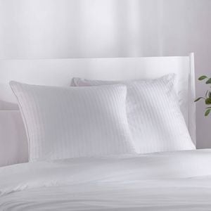 Dreamaker Cotton Sateen Euro Pillow Protector - Twin Pack