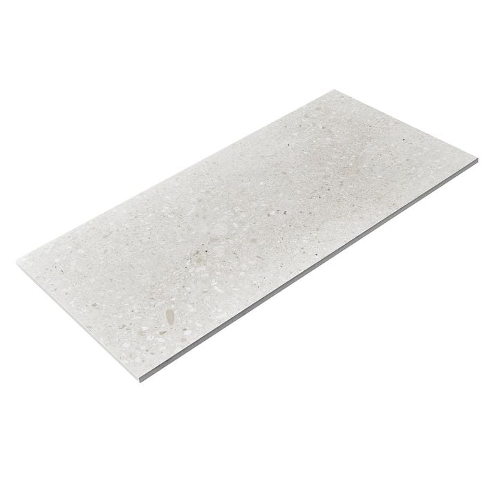 Duratile 30 x 60cm 1.08m² Light Grey Terrazzo Floor And Wall Tile - 6 Carton
