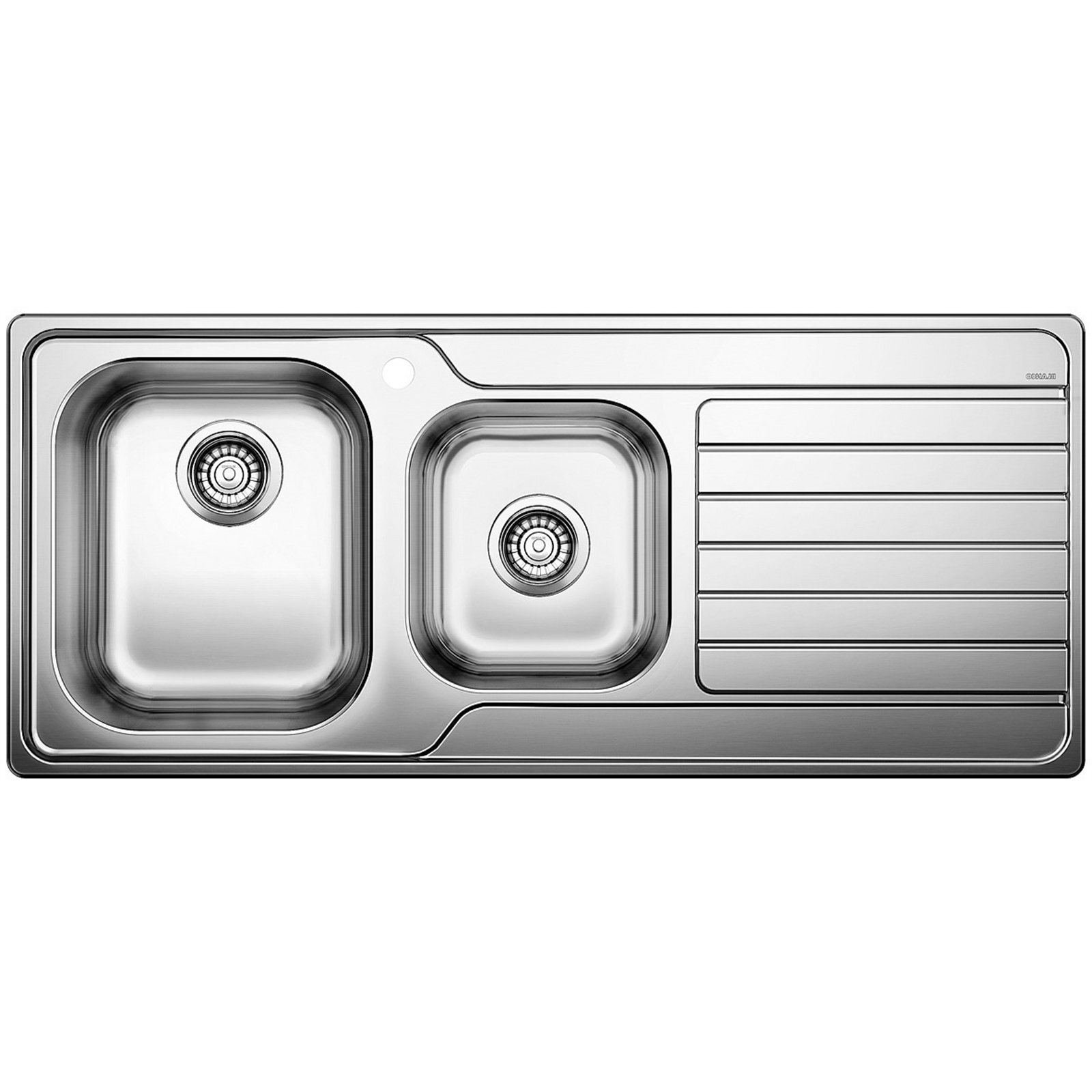 Blanco Dinas 1 1/2" Left Hand Bowl Stainless Steel Inset Sink With Drainer 1TH