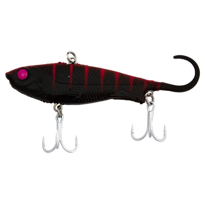 95mm Zerek Fish Trap Soft Vibe Lure - Col PS1 - Pink Sunset  - Sinking Crankbait Fishing Lure