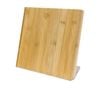 Icon Chef Magnetic Knife Block Stand with Stainless Steel Base Bamboo