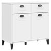 vidaXL Sideboard Storage Cabinet Cupboard Bedroom VIKEN White