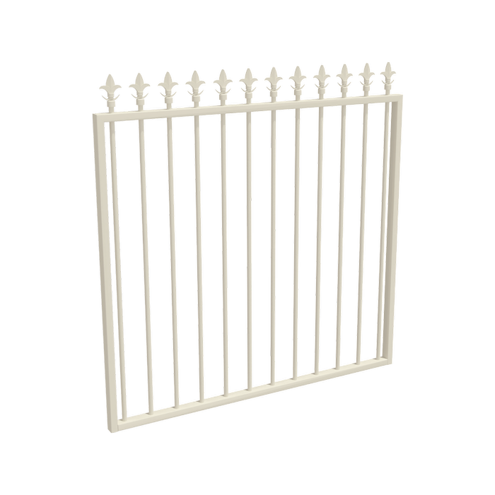 ProtectorAl 800 - 1200 x 1200mm Surfmist Aluminium Pool Gate Spear Top