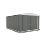 Absco Sheds 3.0 x 4.48 x 2.06m Woodland Grey Three Door Utility Garden Shed 