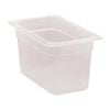 Cambro Gastronorm Tray Polypropylene Translucent 1/4 150mm Food Pan Commercial Kitchen Storage