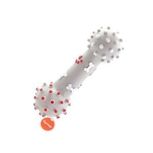 Paws & Claws Paw Print Dumbbell Vinyl 25.5x8x8cm Assorted