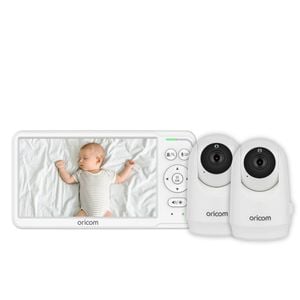 Oricom SC640 6″ Video Baby Monitor with LCD Display and Motorised Pan Tilt Zoom Twin Camera Pack (SC640-2)