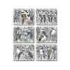 Cinnamon Placemats Cork Backed Set of 6 Kookaburra Laugh