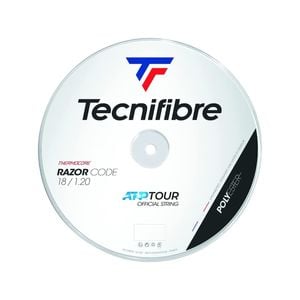 Tecnifibre Razor Code Tennis String Reel 1.20mm 18 Gauge 200m Coil Blue Strings