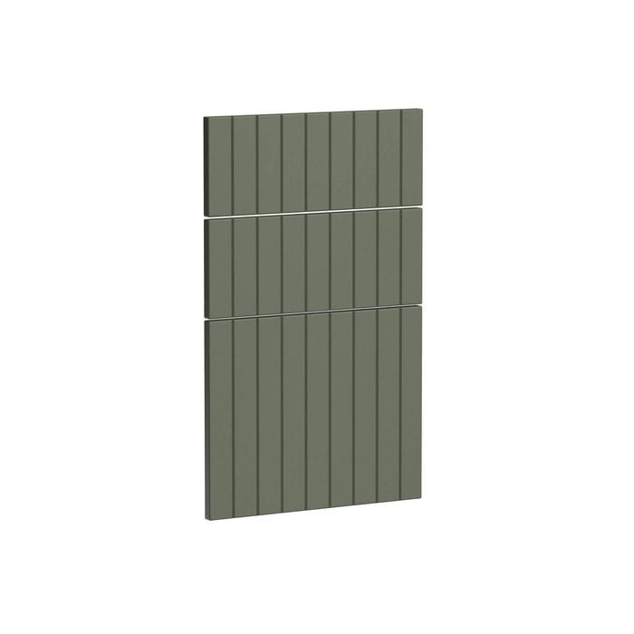 Kaboodle 450mm Saltbush V-Groove 3 Drawer Panels