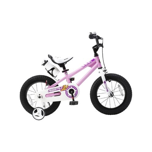 RoyalBaby 14 BMX Freestyle Boys Girls Kids Bicycle Training Wheels Water Bottle Bell 14 inch Pink Bunnings Australia