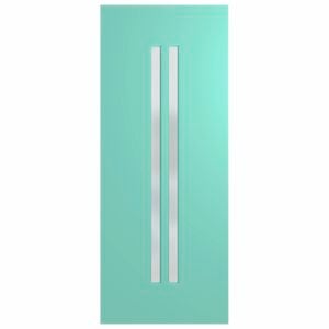 Hume 2040 x 1200 x 40mm Entrance Door PGP Verve Unglazed Glass VER2