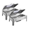 SOGA 2X 9L Rectangular Stainless Steel Soup Warmer