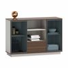 Modern Home ANDERS Credenza Cabinet 120cm(W)x40cm(D)x80cm(H) - Hazelnut & Beige