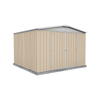 Absco Sheds 3.0 x 2.92 x 2.06m Classic Cream Regent Double Door Garden Shed
