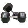 Morgan Rubber Hex Dumbbells - Pair [27.5kg]
