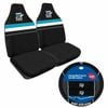 Port Adelaide Power Official Afl Seat Cover And Steering Wheel Cover Combo