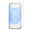 2 Pack MEZON Samsung Galaxy S25 (6.2") Clear Fingerprint Unlock Tempered Glass Screen Protectors