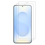 2 Pack MEZON Samsung Galaxy S25 (6.2") Clear Fingerprint Unlock Tempered Glass Screen Protectors